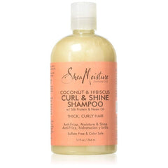 Shea Moisture Coconut & Hibiscus Curl & Shine Shampoo - 384 Ml