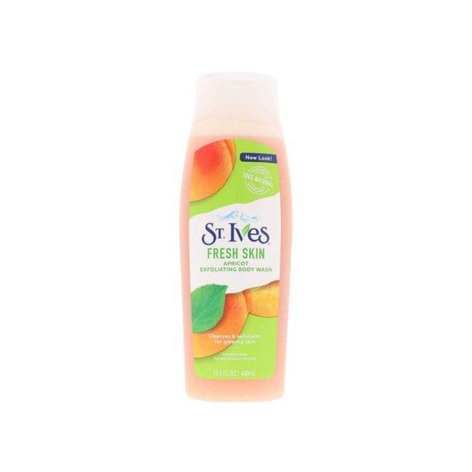 St Ives Fresh Skin Apricot Exfoliating Body Wash 400ml