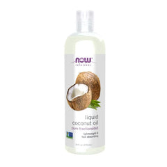 Now Liquid Coconut Oil Pure Fractionated 473ml