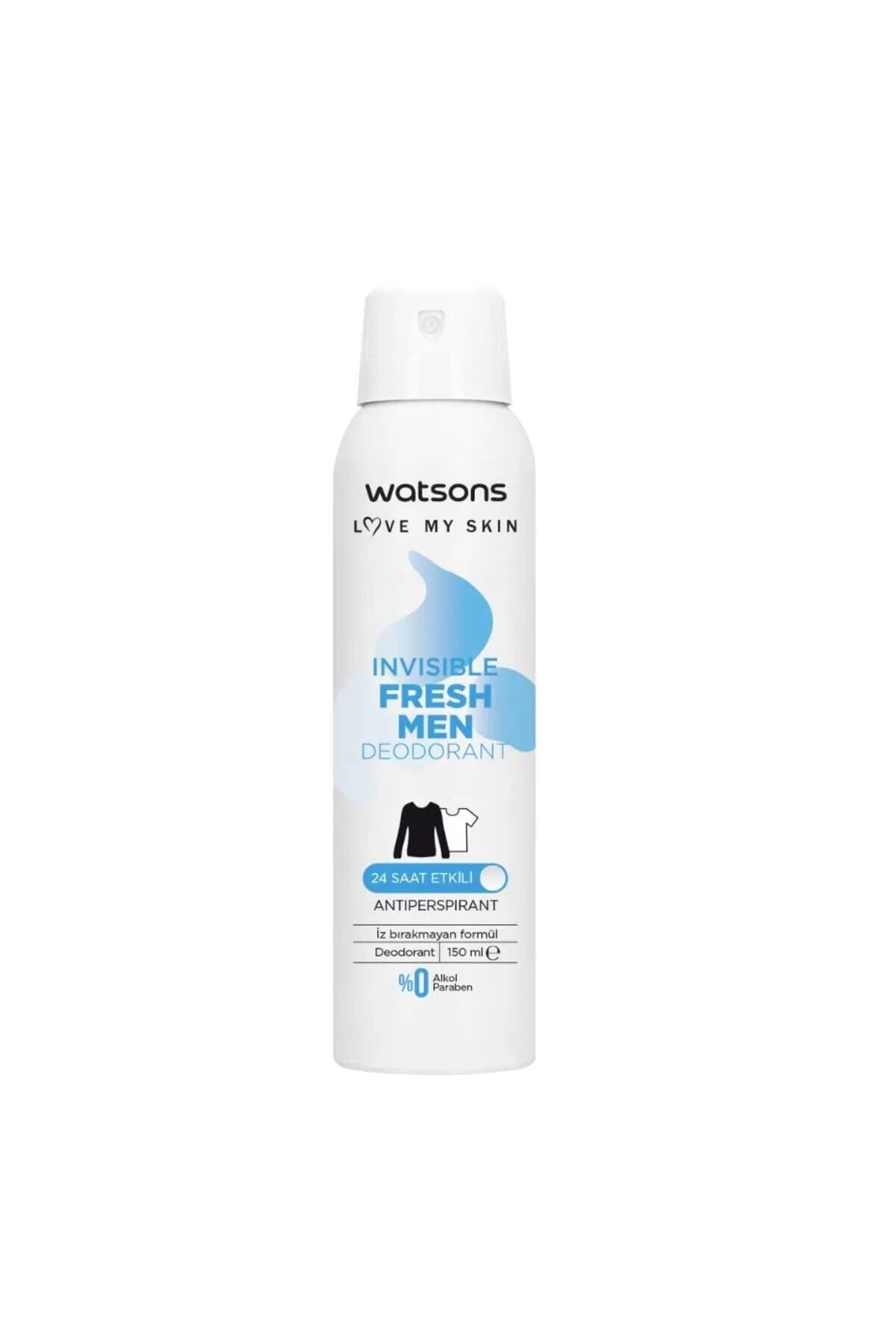 Watsons Invisible Fresh Men Deodorant Spray 150ml