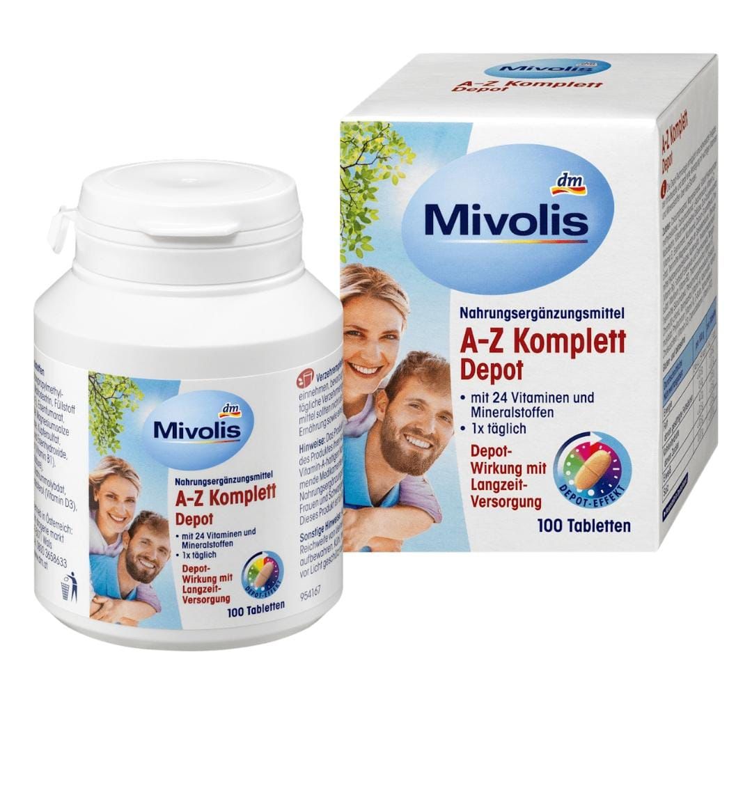 Mivolis Multivitamin A-Z Complete Depot 100 Tablets