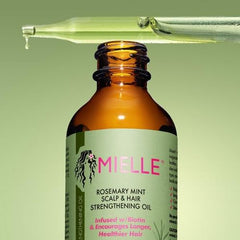 Mielle Organics Rosemary Mint Scalp, Hair Strengthening Oil - 59ml