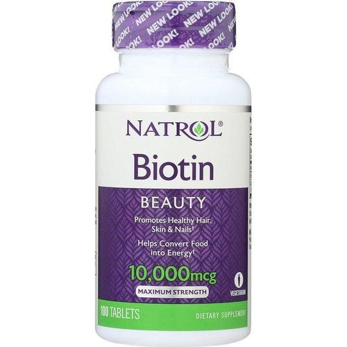 Natrol Biotin 10.000mcg Maximum Strength Vegetarian 100tablets