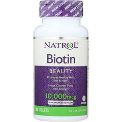 Natrol Biotin 10.000mcg Maximum Strength Vegetarian 100tablets