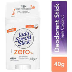 Lady Speed Stick fresh coconut deodorant stick zero% alcohol 0% aluminium 40g
