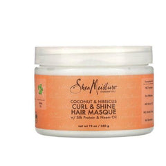 Shea Moisture coconut & hibiscus curl & shine hair mask 340g