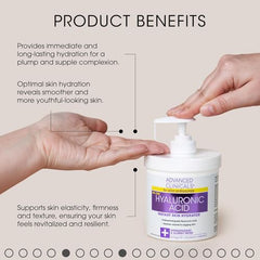 Advanced clinicals Hyaluronic Acid Instant Skin Hydrator 454g
