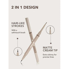 SHEGLAM espresso brows on demand 2 in 1 brow pencil