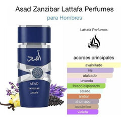 Lattafa Asad Zanzibar Eau de Perfume for Men 100ml