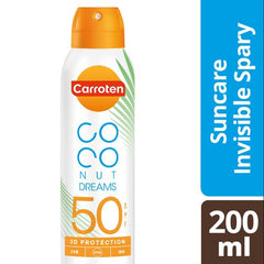 Carroten Coconut Dreams Suncare Invisible Spray SPF50 200ml