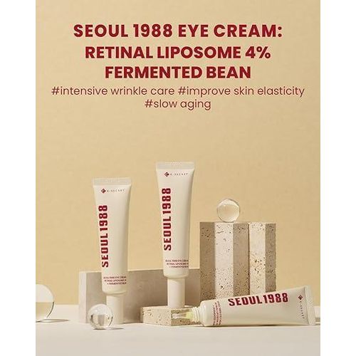 Seoul K-Secret 1988 Eye Cream : Retinal Liposome 4% + Fermented Bean 30ml