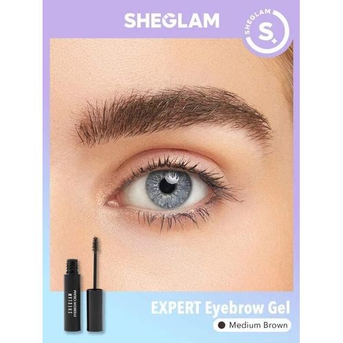 SHEGLAM Medium Brown Expert Eyebrow Gel 6.5g