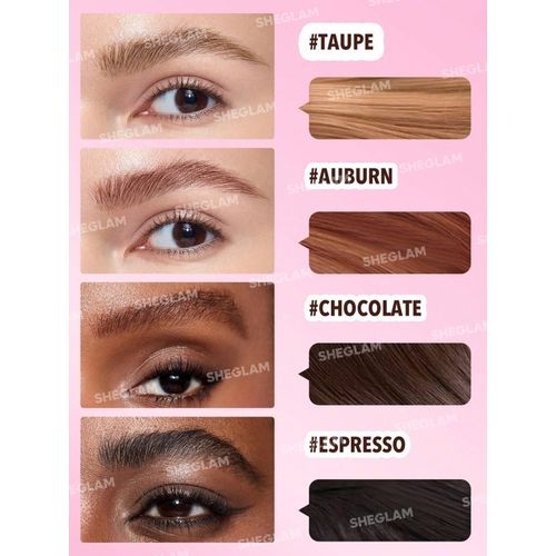 SHEGLAM Chocolate Brow Fection Angled Brush & Dip