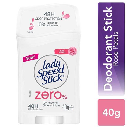 Lady Speed Stick Zero% Rose Petals Deodorant Stick 40g