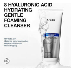 Anua Hyaluronic Acid 8 + Panthenol Foaming Cleanser 150ml