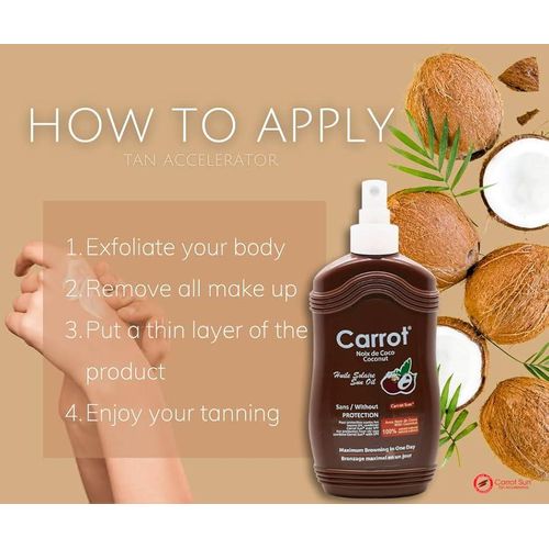 Carrot Coconut Sun Oil Maximum Browning in One Day - 200ml