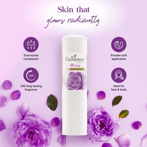Enchanteur alluring perfumed talc 225g