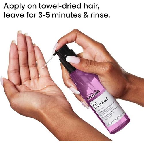 L'oreal Liss Unlimited Primrose Oil Serum - Professional Hair Treatment