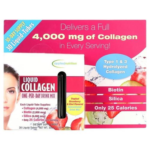Applied Nutrition Liquid Collagen Drink Mix 4000mg 30 Tubes