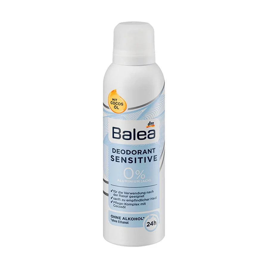 Balea Deodorant Sensitive Body Spray with 0% Aluminum - 200ml