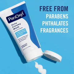 PanOxyl Acne Creamy Wash 4% Benzoyl Peroxide Treatment 156g