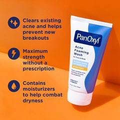 PanOxyl Acne Foaming Wash 10% Benzoyl Peroxide Treatment - 156g