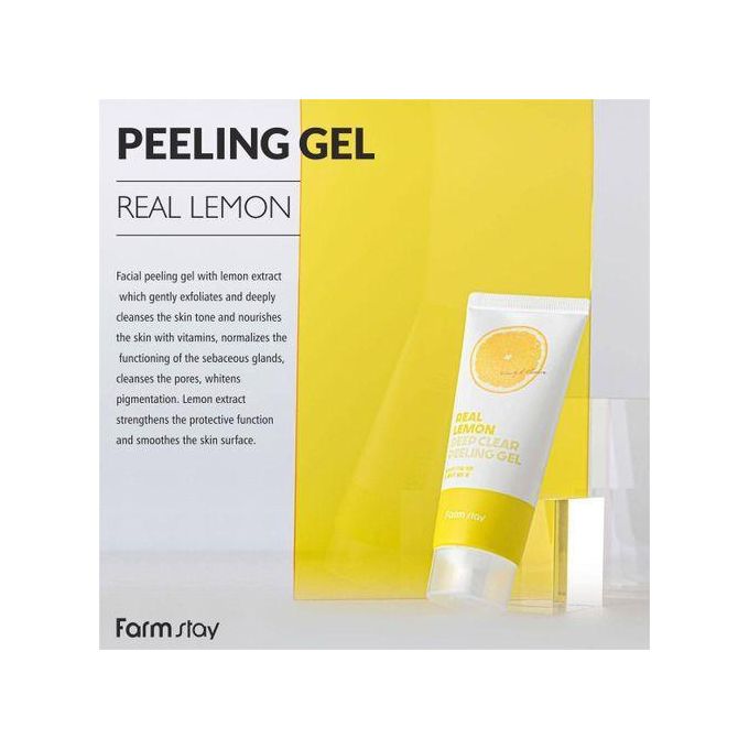 Farm Stay Real Lemon Deep Clear Peeling Gel 100ml