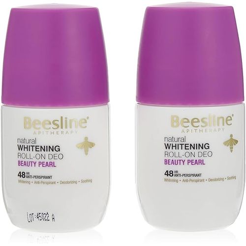 Beesline Beauty Pearl Whitening Roll-On Deodorant 50ml 1+1 Free