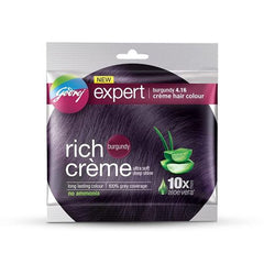 Godrej New Expert Creme Hair Color - Burgundy 20ml+20gm