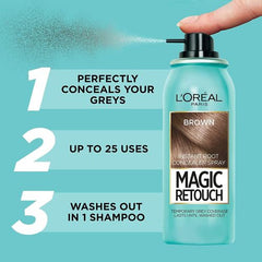 L'Oreal Paris Brown Magic Retouch 75ml - Instant Grey Coverage