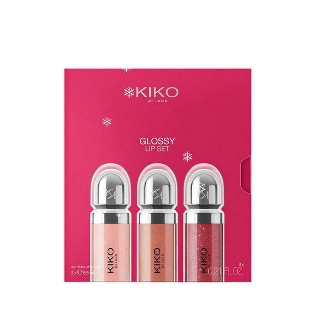 Kiko Glossy Lip Set 3Pcs