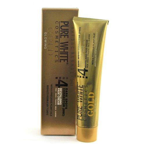 Pure White Gold Glowing Cream 4 Dark Spots Corrector Revitalising Fade Cream 40g
