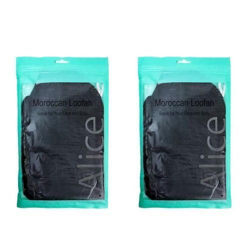 ALICE Moroccan Loofah Scrub For Your Face & body 2 Pcs