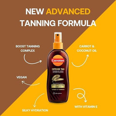 Carroten Intense Tan Tanning Oil Spray Original Fragrance 150ml