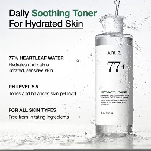 Anua heartleaf 77% soothing toner 250ml