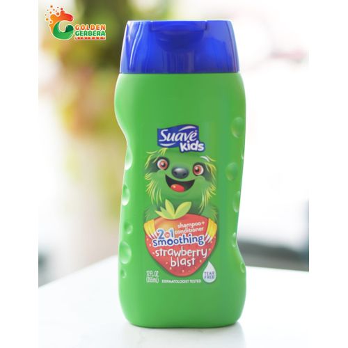Suave 2-in-1 Kids Shampoo And Conditioner Smoothing Strawberry Blast - 355ml