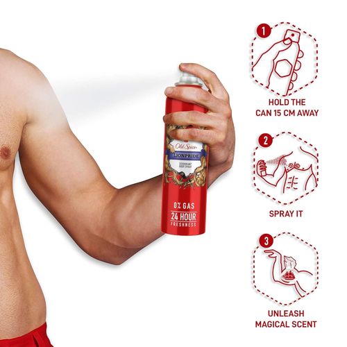 Old Spice Lionpride No Gas Deodorant Body Spray Perfume for Men, 140ml