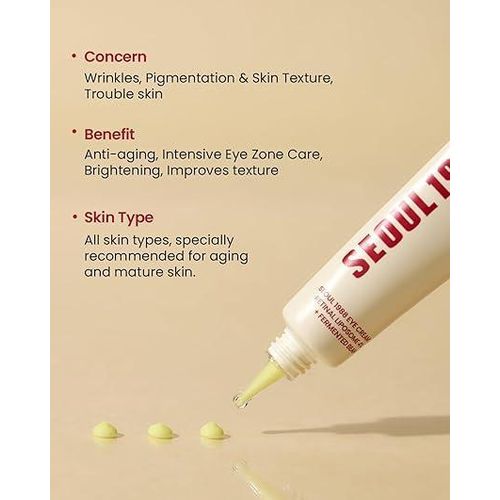 Seoul K-Secret 1988 Eye Cream : Retinal Liposome 4% + Fermented Bean 30ml