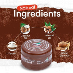 Carrot Coconut Sun Cream Maximum Browning for Your Skin 350ml