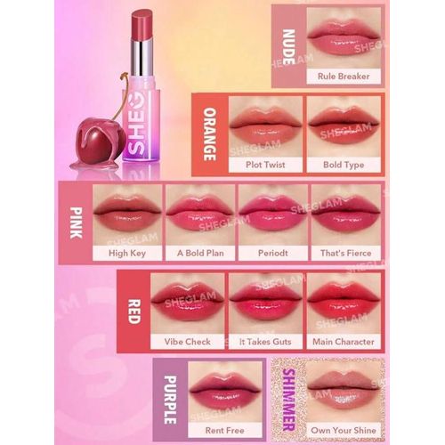 SHEGLAM Own Your Shine Mirror Kiss High-Shine Lipstick 2.9g