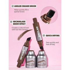 SHEGLAM Truffle Brow Fection Angled Brush & Dip