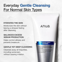 Anua Hyaluronic Acid 8 + Panthenol Foaming Cleanser 150ml