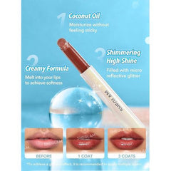 SHEGLAM GLAM Sepia Kiss Pout-Perfect Shimmer Lip Plumper - 2g