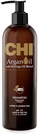 Chi Chi Argan Oil Plus Moringa Oil For Damaged Hair Shampoo - 340ml