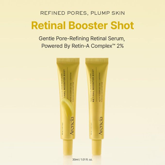 Arencia Retinal Booster Shot Face & Eye Cream Moisturizer 30ml