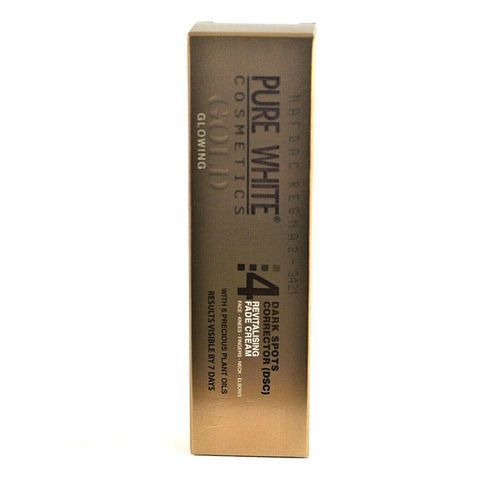 Pure White Gold Glowing Cream 4 Dark Spots Corrector Revitalising Fade Cream 40g