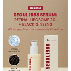 Seoul K-secret 1988 Retinal Liposome 2% + Black Ginseng Serum 30ml