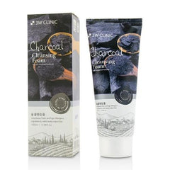 3W CLINIC Charcoal Cleansing Foam 100ml