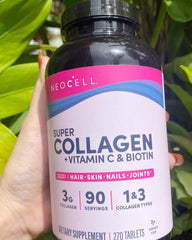 Neocell Super Collagen + Vitamin C & Biotin, 270 Tablets