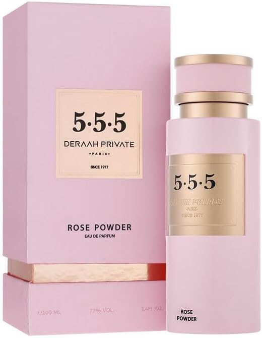 Deraah Private 555 Rose Powder Eau De Perfume 100ml